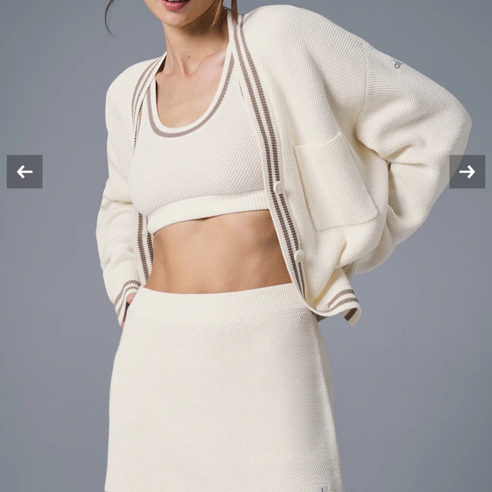 Tennis Club Sweater Knit Cardigan